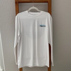 YETI Men's Classic White Long Sleeve Tee